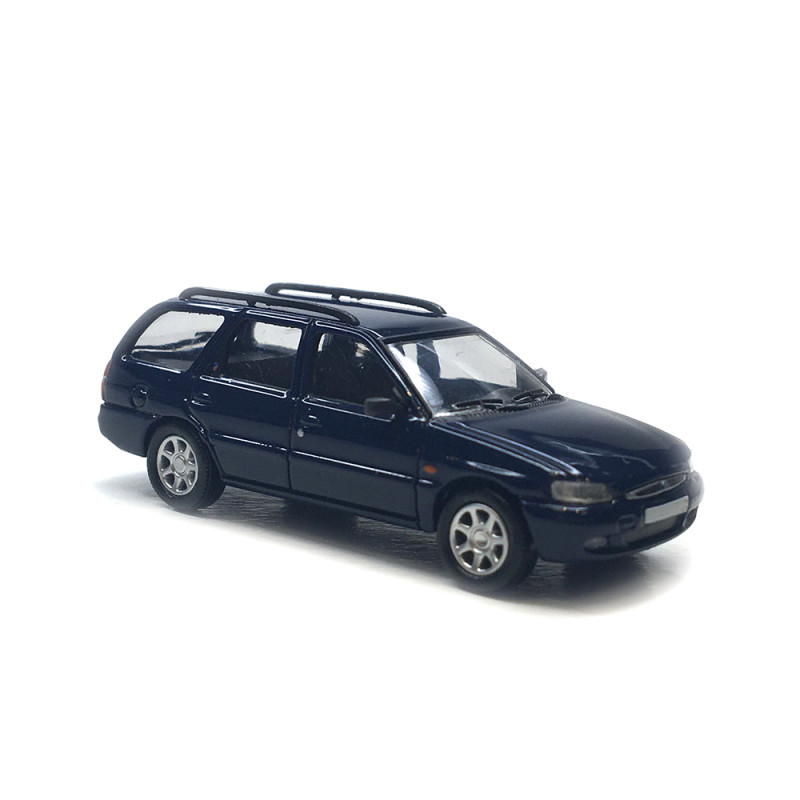 Ford Escort, MK VII, bleu foncé, 1995 - PCX 870652 - HO 1/87