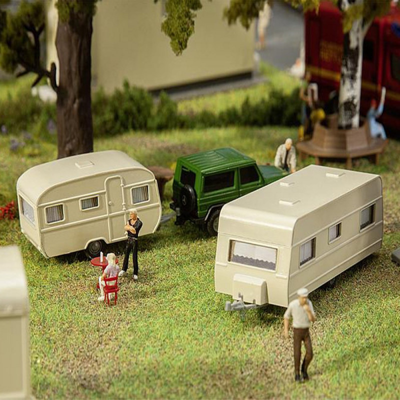 NOCH H0 Figurines de Camping, expérience de Vacances d'été, modèle H0, 1:87 à la Main pour la Conception créative de scène NOCH H0 Figurines de Camping, expérience de Vacances d'été, modèle H0, 1:87 à la Main pour la Conception créative de scène