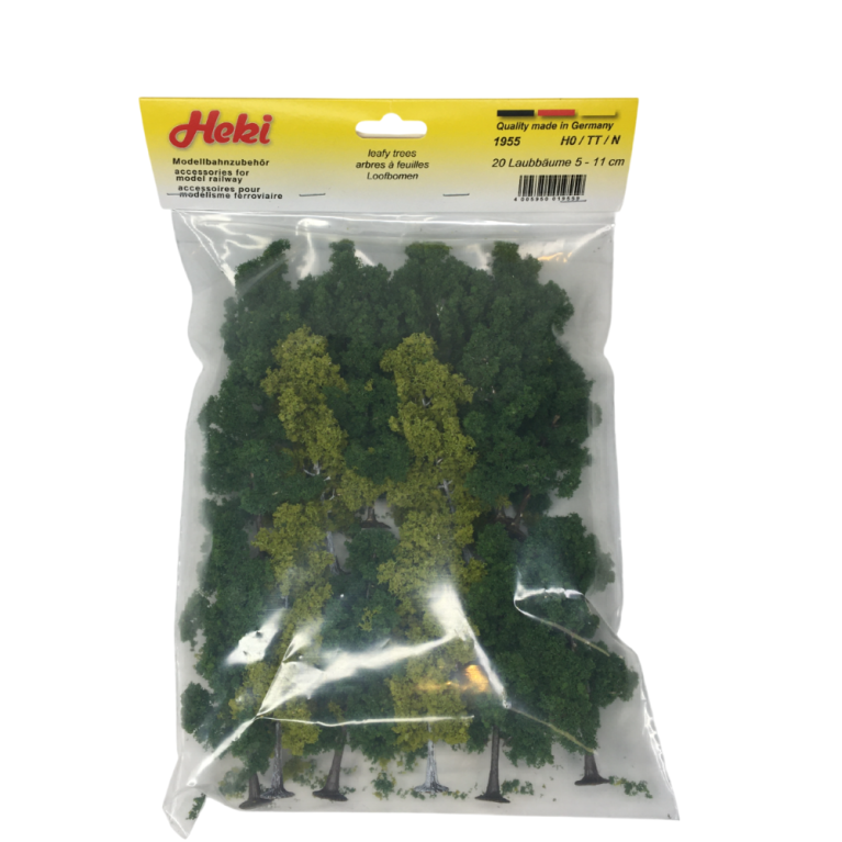 20 Arbres à feuilles caduques, 5-12 cm - HEKI 1955 - HO, TT, N