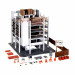 Immeuble en construction + accessoires chantier -HO-1/87-KIBRI 38537