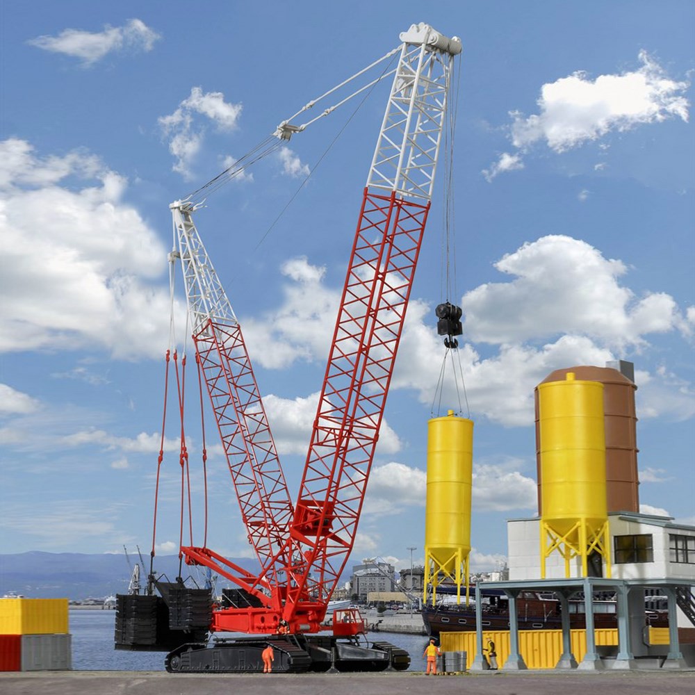 Camion grue LIEBHERR - Kibri 13016 - LG 1800