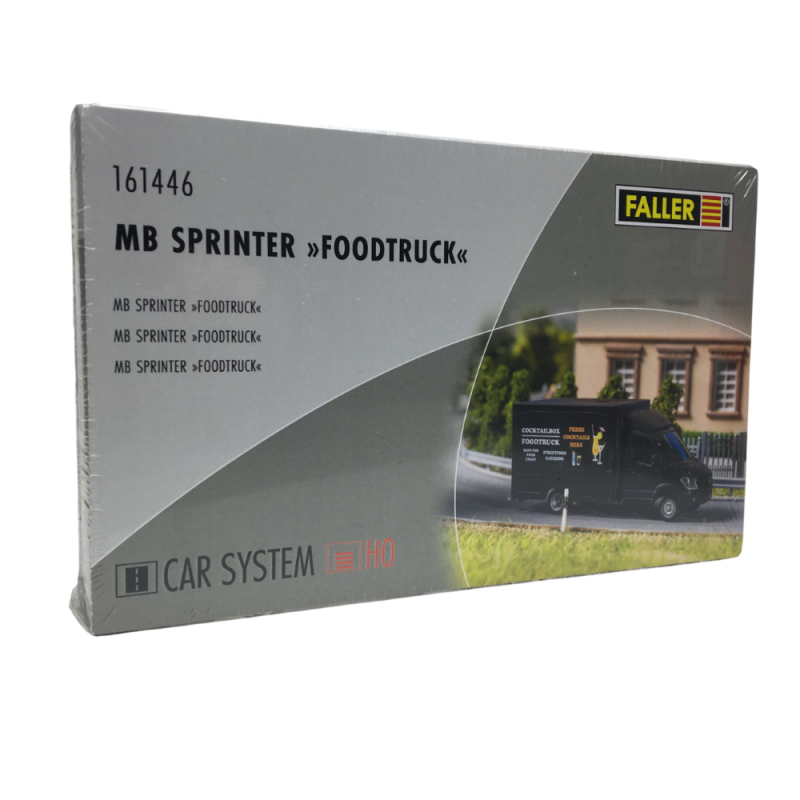 Mercedes Benz, Foodtruck, car system - FALLER 161446 - HO 1/87