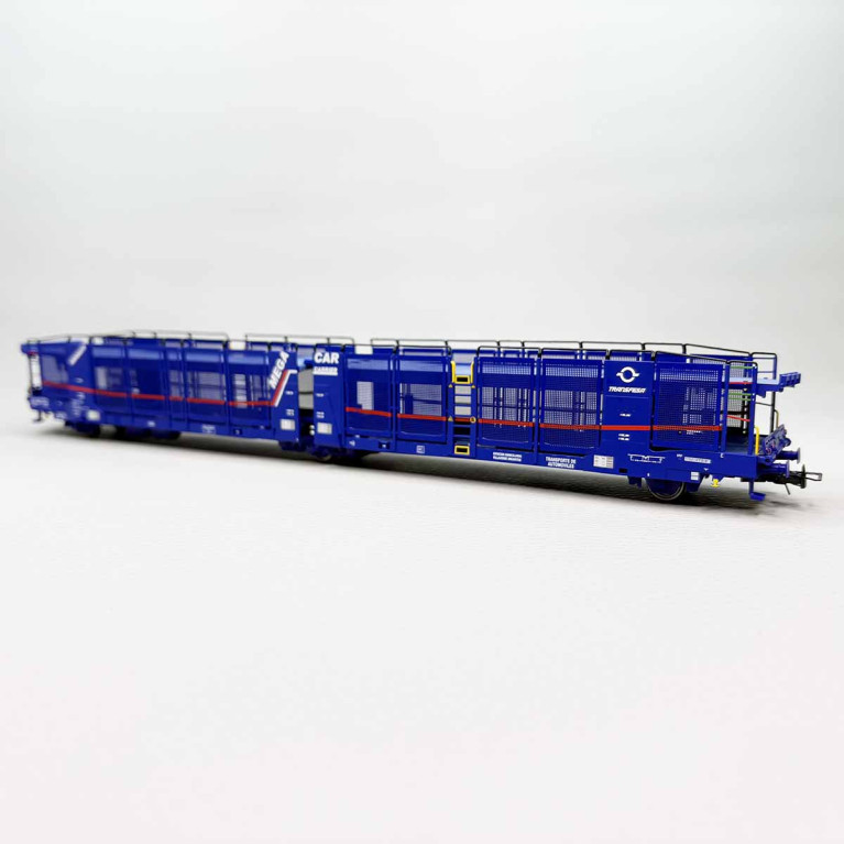 Wagon porte autos à 3 essieux, Laeks, "Mega Car Carrier", Transfesa / Hispanauto - RIVAROSSI HR6684