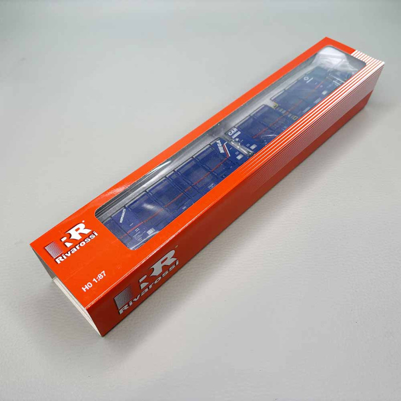 Wagon porte autos à 3 essieux, Laeks, "Mega Car Carrier", Transfesa / Hispanauto - RIVAROSSI HR6684