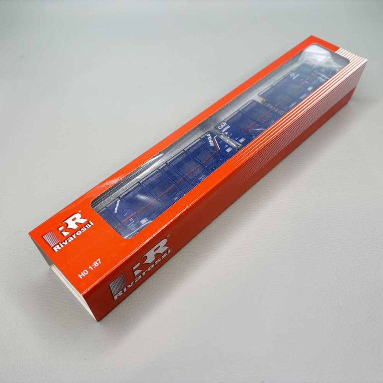 Wagon porte autos à 3 essieux, Laeks, "Mega Car Carrier", Transfesa / Hispanauto - RIVAROSSI HR6684