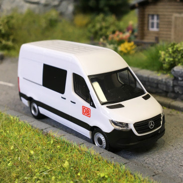 Mercedes Benz, Sprinter '18 demi-bus à toit surélevé, DB Deutsche Bahn - HERPA 098724 - HO 1/87