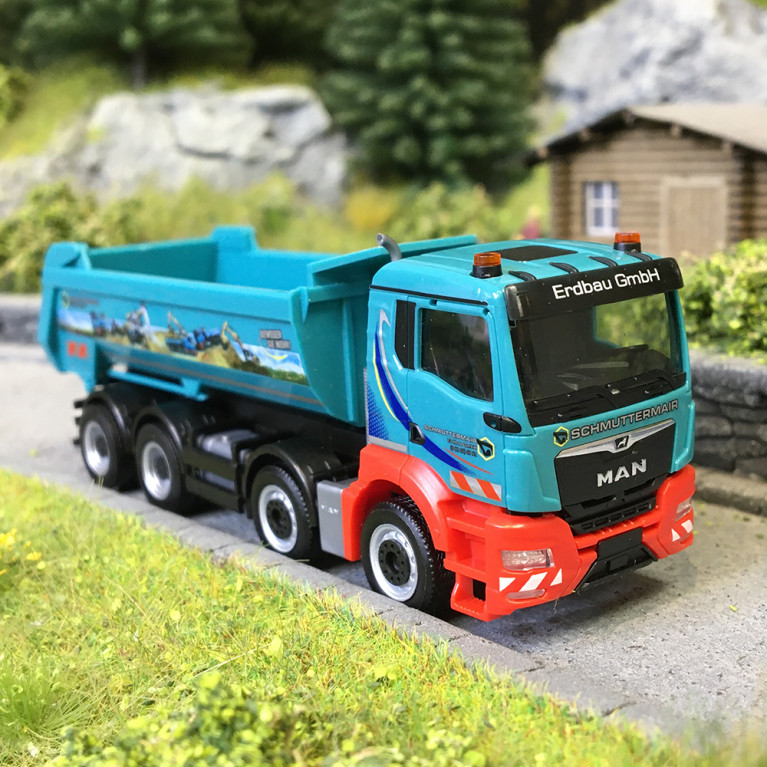 Camion-benne, MAN TGS NN, Schmuttermair - HERPA 319676 - HO 1/87