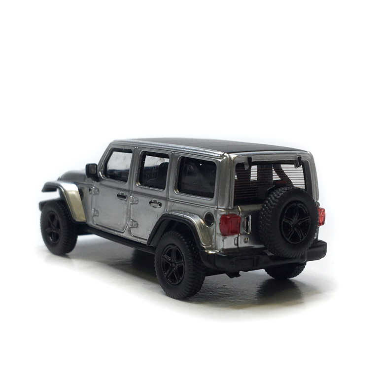 MicroCity, Jeep Wrangler, silver, 2017 - HERPA 87MC000027 - HO 1/87