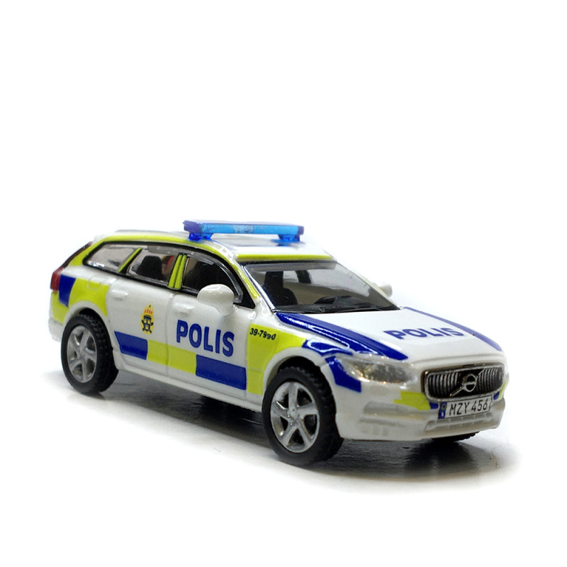 MicroCity, Volvo V90, police suédoise, 2017  - HERPA 87MC000035 - HO 1/87