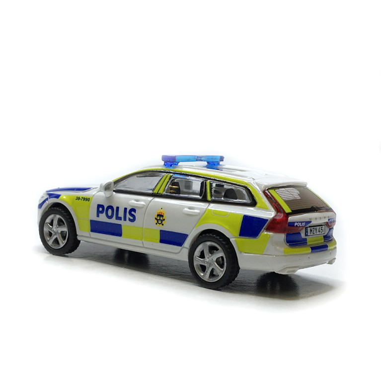 MicroCity, Volvo V90, police suédoise, 2017  - HERPA 87MC000035 - HO 1/87