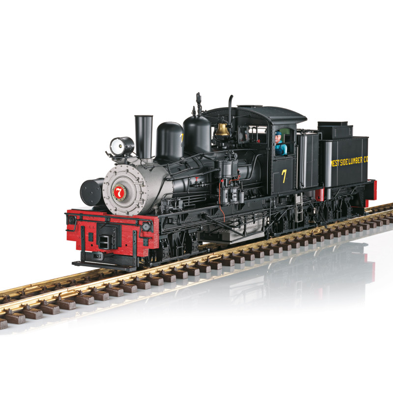 Locomotive à vapeur type SHAY, N°7, Westside Lumber Compagnie, USA, Ep VI, digital son avec fumée - LGB 26702 - G 1/22.5