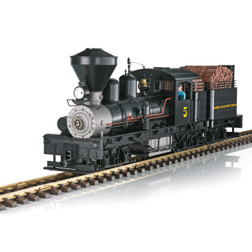 Locomotive à vapeur type SHAY, N°5, Madera Sugar Pine, USA, Ep II, digital son avec fumée - LGB 26703 - G 1/22.5