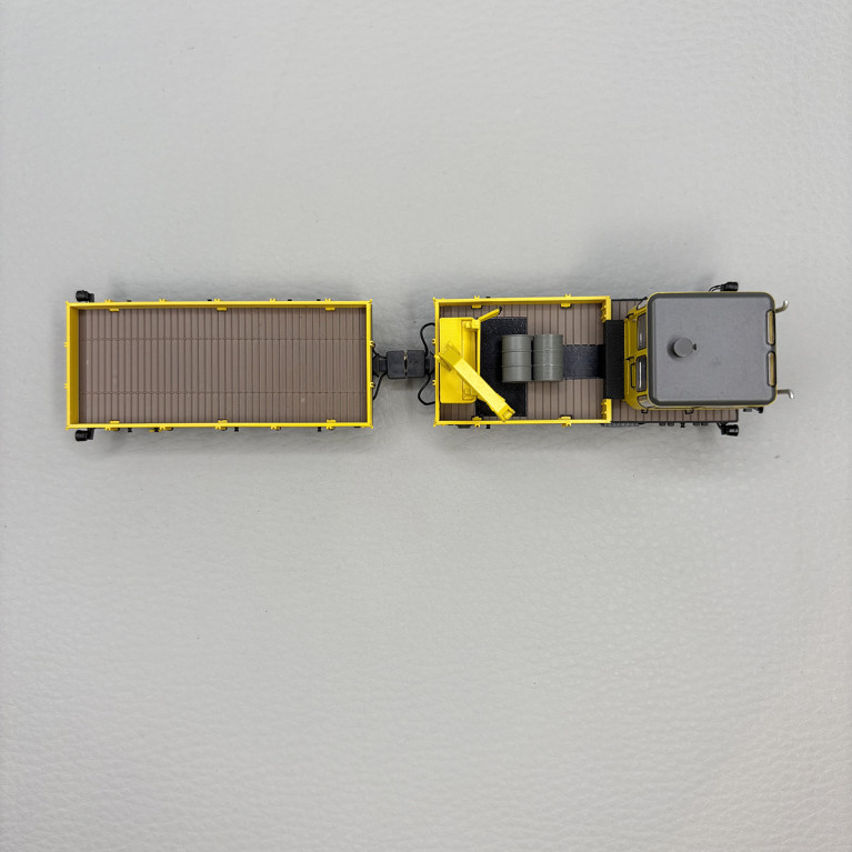 Draisine diesel de maintenance Klv 53 avec wagon, DB - RIVAROSSI HR2912D