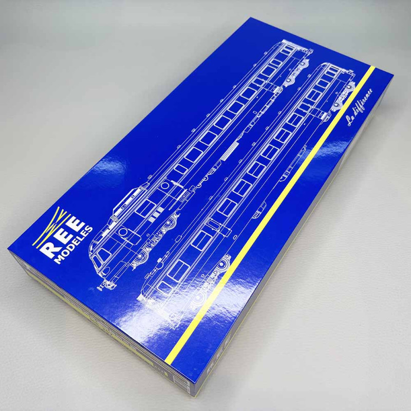 REE MB-257 - Automotrice RGP1, X 2774 + XR 7774, TEE, Noisy le Sec, SNCF