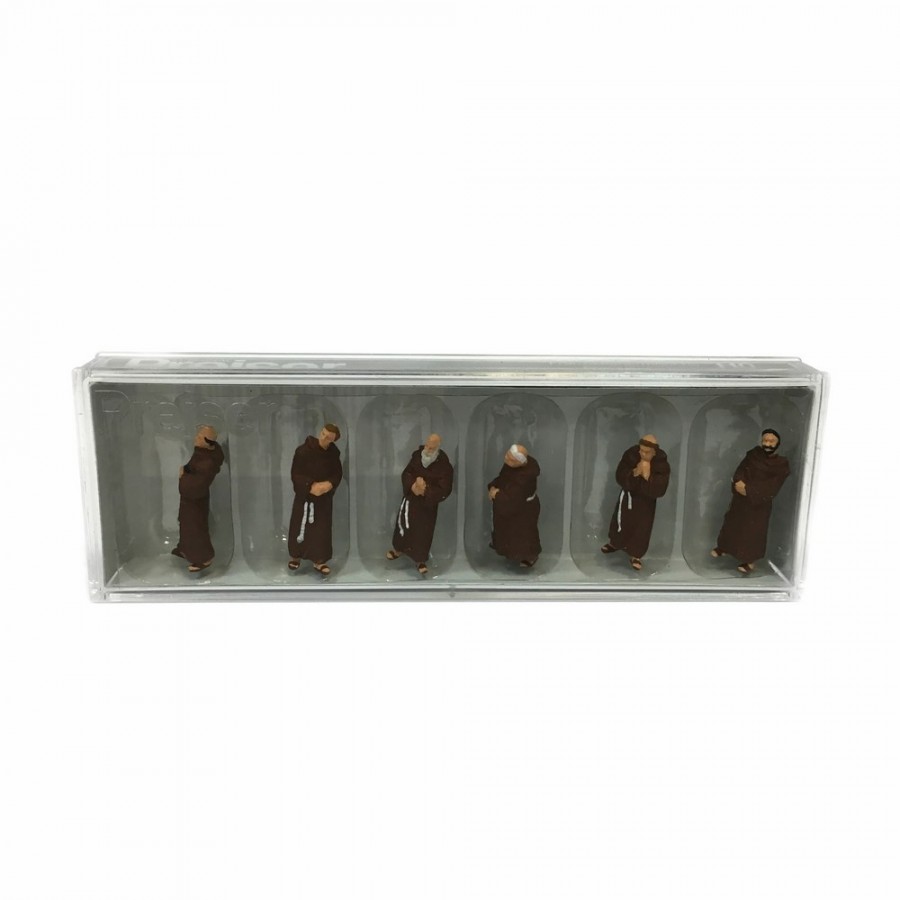 6 moines franciscains pour vos dioramas HO-1/87-PREISER 10198