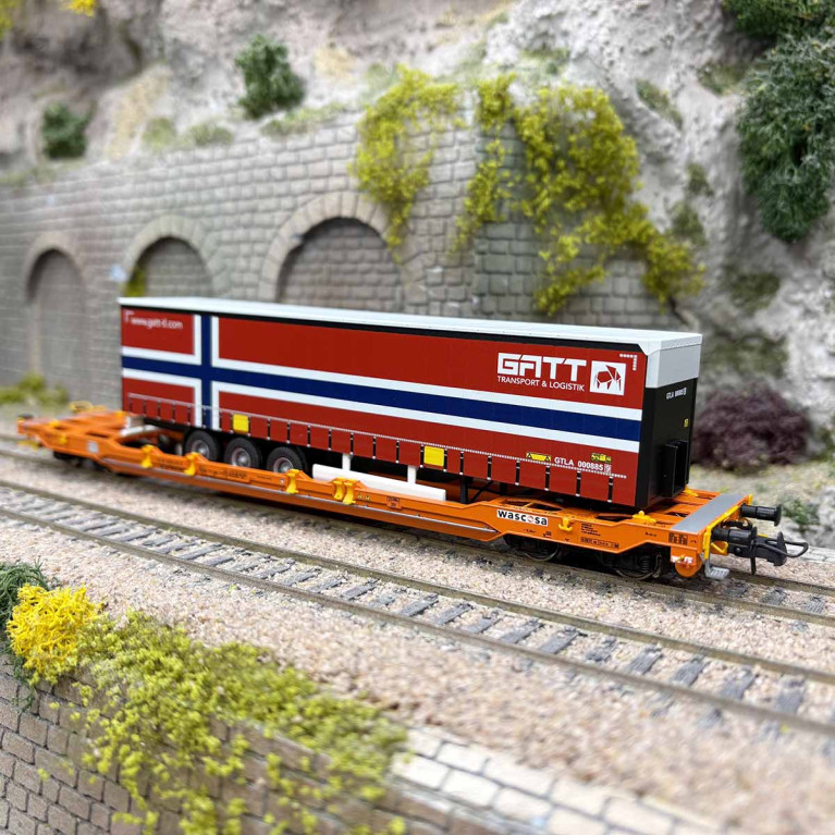 Wagon poche type Sdgnss T5, "GATT", Wascosa, Ep. VI - ROCO 6600108 - HO 1/87
