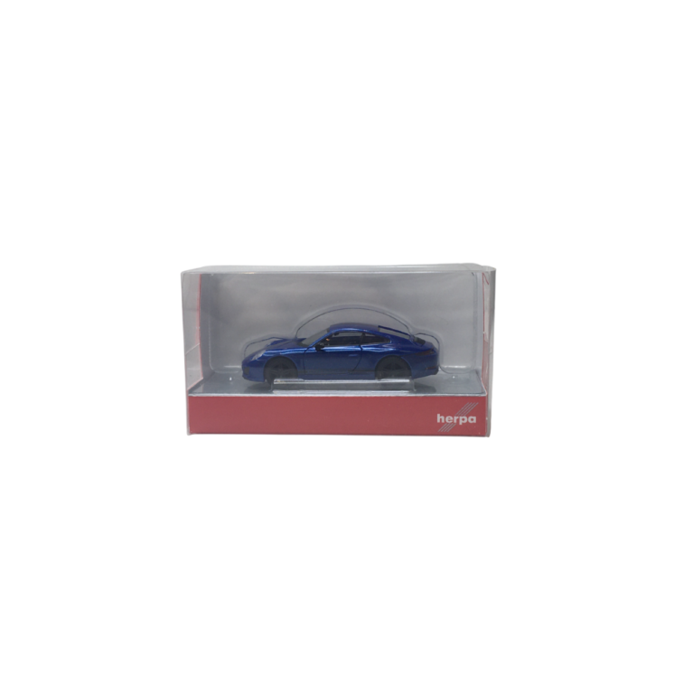 Porsche 911 Carrera 4S, bleu saphir - HERPA 430418-002 - HO 1/87