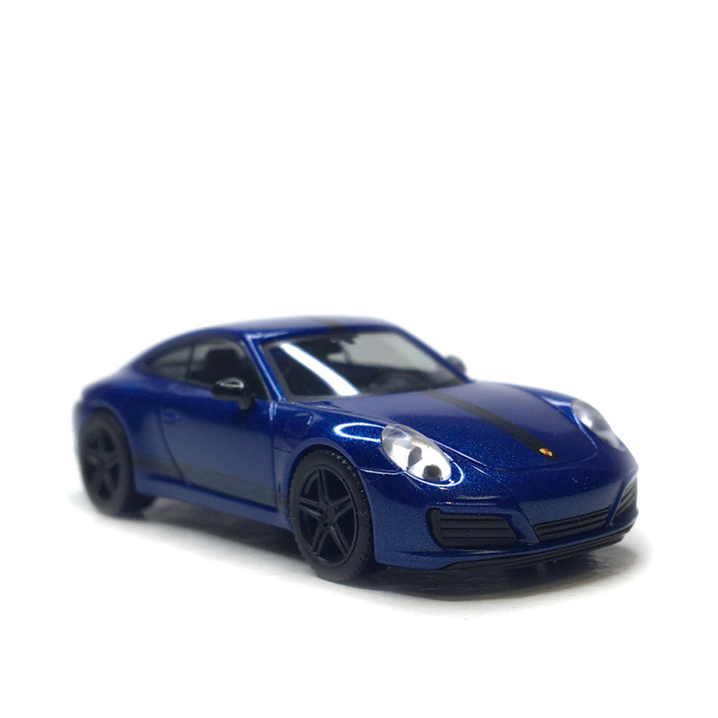 Porsche 911 Carrera 4S, bleu saphir - HERPA 430418-002 - HO 1/87