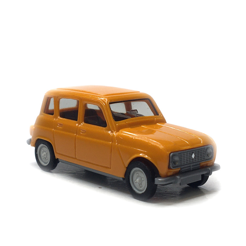 Renault R4, orange andalou - HERPA 020190-010 - HO 1/87