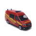 MAN TGE, demi-bus à toit surélevé , brigade des sapeurs-pompiers - HERPA 098748 - HO 1/87