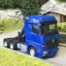 Tracteur porteur, Mercedes-Benz Arocs 18, bigspace, 3 essieux avec grue (6x4), bleu - HERPA 318747 - HO 1/87
