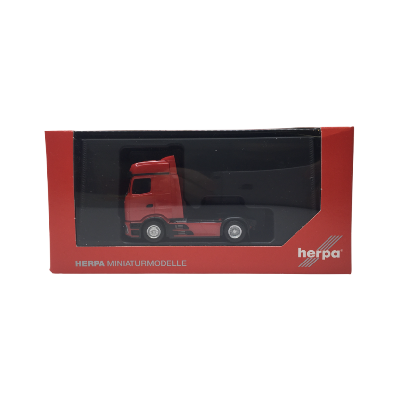 Tracteur routier, Mercedes-Benz Actros L, ProCabin Bigspace, 2 essieux, rouge - HERPA 320207 - HO 1/87