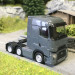 Tracteur, Renault T, facelift 3 essieux, gris - HERPA 315104-004 - HO 1/87