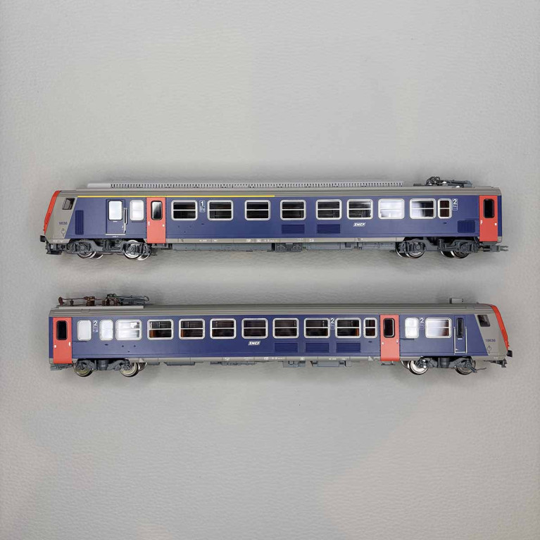 Automotrice électrique type Z2, Z9636, livrée d'origine, SNCF - PIKO 96533