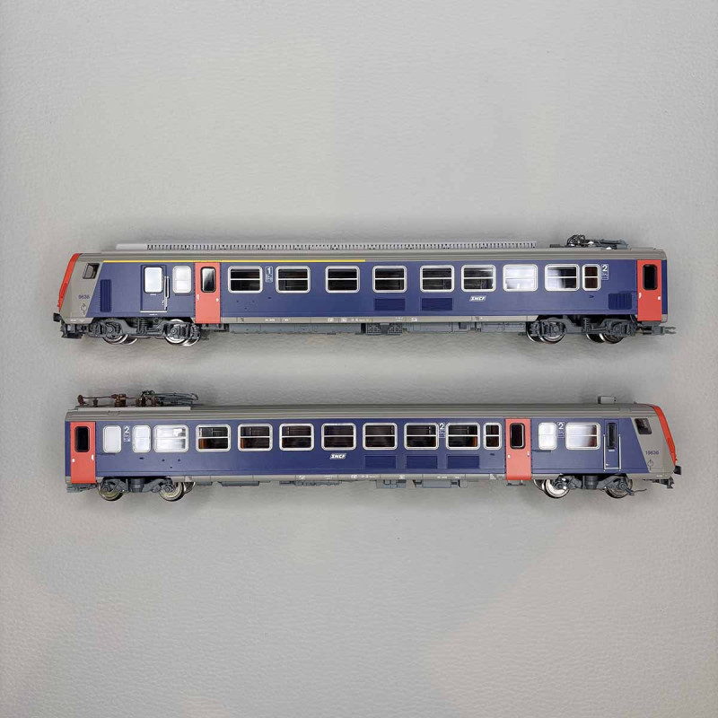 Automotrice électrique type Z2, Z9636, livrée d'origine, SNCF - PIKO 96534