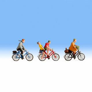 3 cyclistes pour votre diorama-HO-1/87-1/87-NOCH 15898