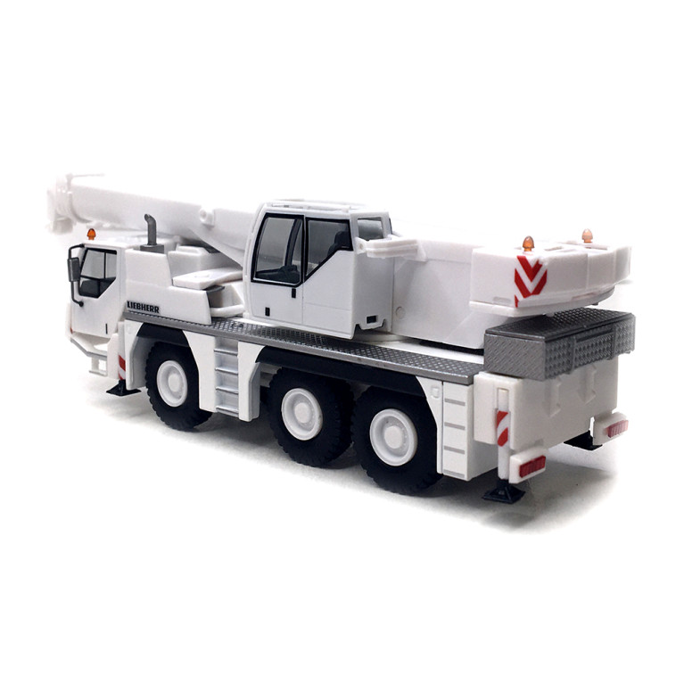 Grue mobile, Liebherr LTM 1045, blanc - HERPA 319485 - HO 1/87