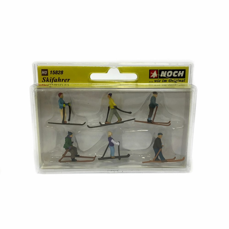 6 skieurs pour votre diorama-HO-1/87-1/87-NOCH 15828