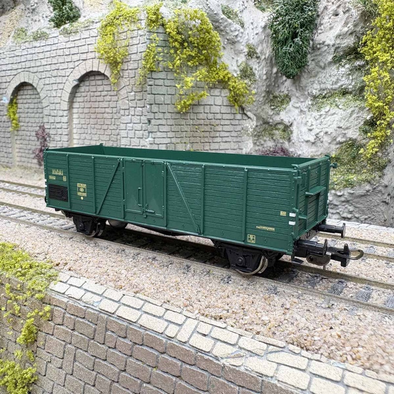 Wagon tombereau "Güterwg", 2 essieux, SNCB, Ep. III - PIKO 54179 - HO 1/87