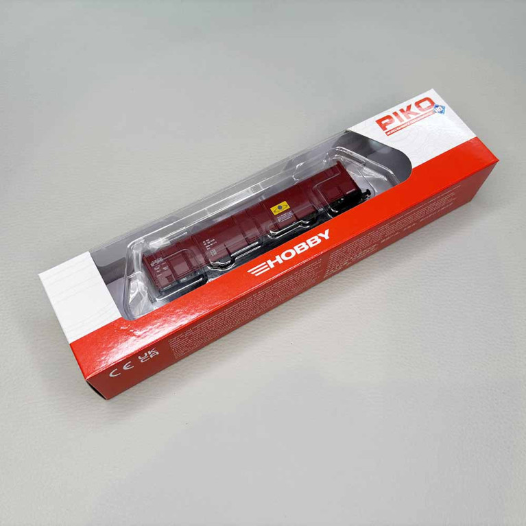 Wagon tombereau à bogies type Eas, "Güternwg", Rail Ploska - PIKO 27733