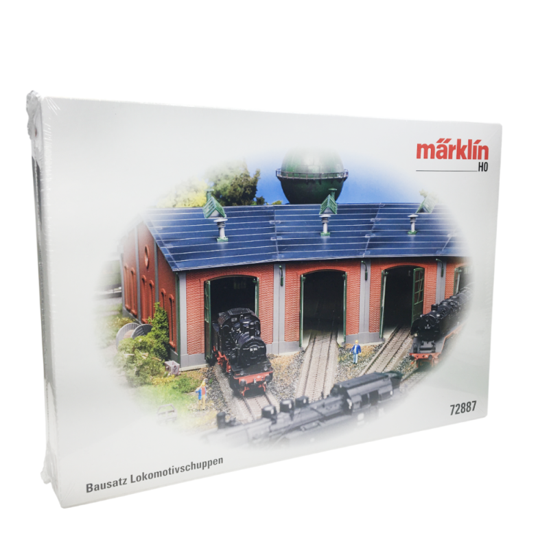Kit de construction pour remise à locomotives - MARKLIN 72887 - HO 1/87