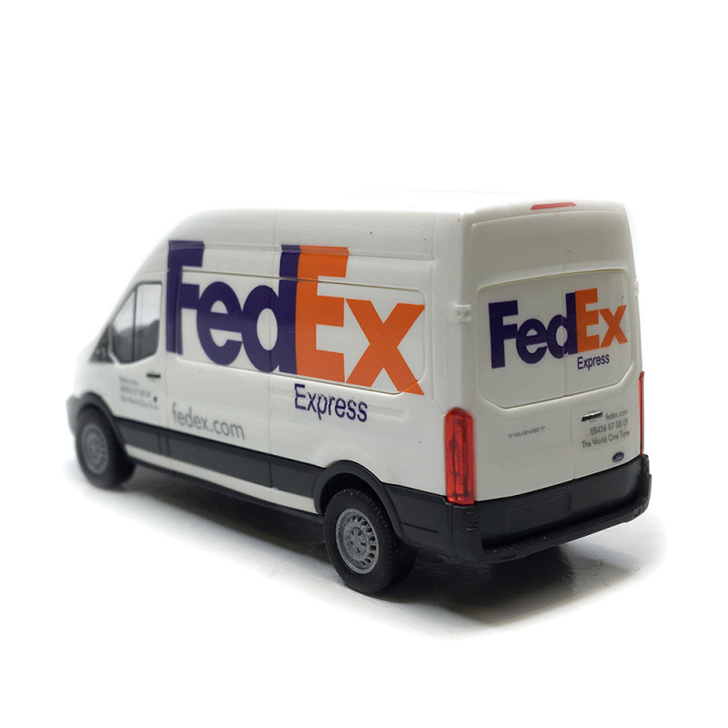 Ford transit, FedEx, 2014 - BUSCH 54510 - HO 1/87