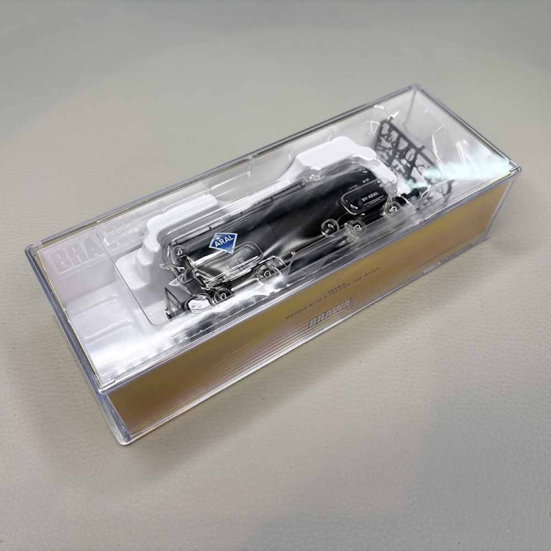 Wagon citerne à bogies type ZZ, "ARAL", DB - BRAWA 49630