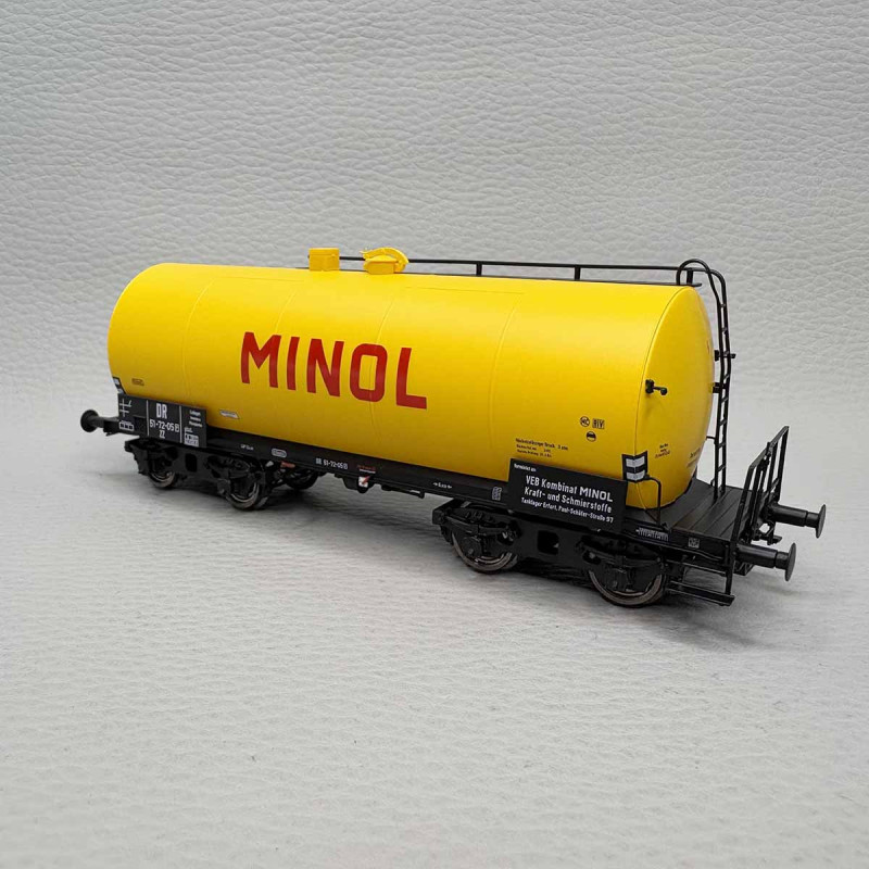 Wagon citerne à bogies type ZZ, "Minol", DR - BRAWA 49629