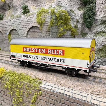 Wagon couvert frigorifique de type Ibdlps 383, Hosten-Edel, DB, Ep. IV - BRAWA 50948 - HO 1/87