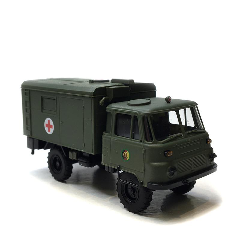 Robur LO, 2002 A, Troupes frontalières de Sankra - BUSCH 50254 - HO 1/87