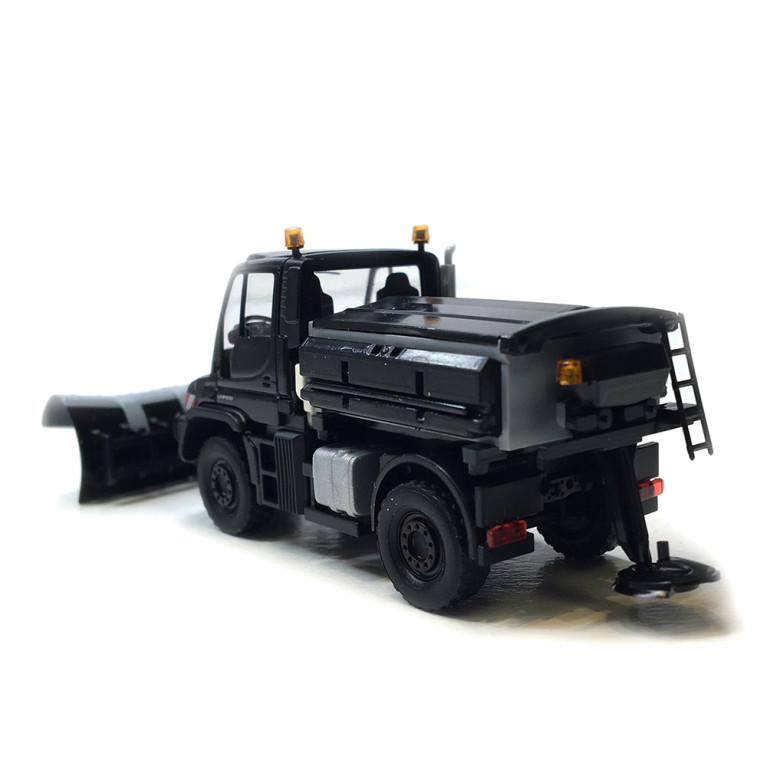 Mercedes Benz, Unimog U430, service hivernal, noir - BUSCH 50933 - HO 1/87