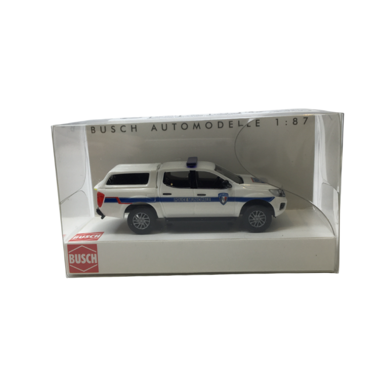 Nissan Navara, hardtop, Police municipale, France - BUSCH 53729 - HO 1/87