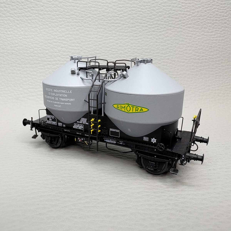 R37 43119 - Wagon cimentier 2 essieux, décoration "Simotra", SNCF
