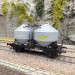 Wagon cimentier 2 essieux, décoration "Simotra", SNCF, Ep. III - R37 43119 - HO 1/87