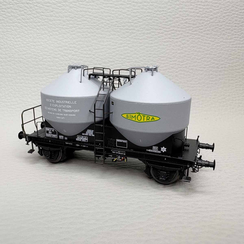 R37 43119 - Wagon cimentier 2 essieux, décoration "Simotra", SNCF