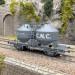 Wagon cimentier 2 essieux, décoration "C.N.C.", SNCF, Ep. III - R37 43121 - HO 1/87