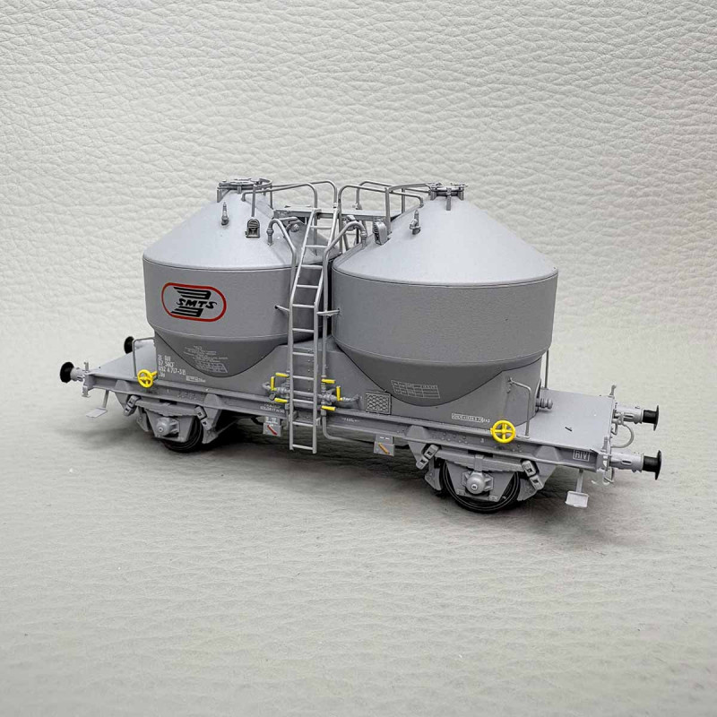 R37 43125 - Wagon cimentier 2 essieux, décoration "SMTS", SNCF