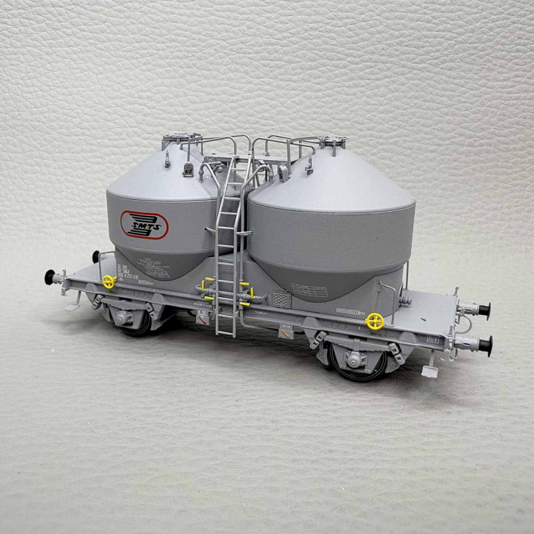 R37 43125 - Wagon cimentier 2 essieux, décoration "SMTS", SNCF