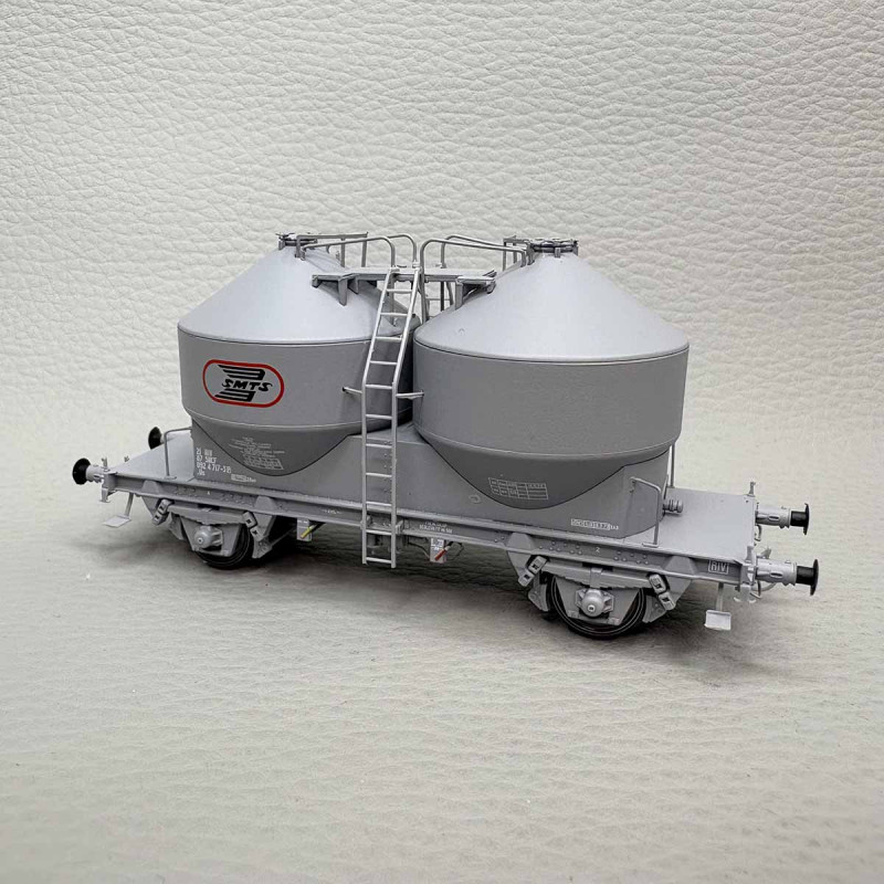 R37 43125 - Wagon cimentier 2 essieux, décoration "SMTS", SNCF