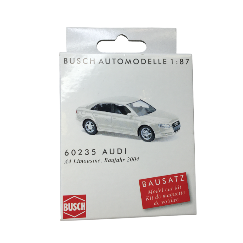 Audi A4, 2004, Kit à monter - BUSCH 60235 - HO 1/87
